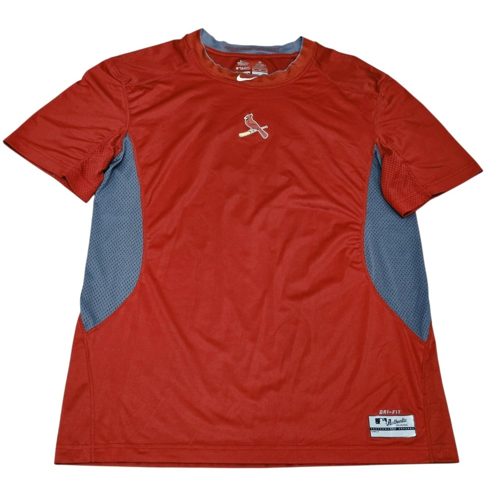 Nike St Louis Cardinals Pro Combat Dri-FIT Shirt Men's XL MLB Authentic Red